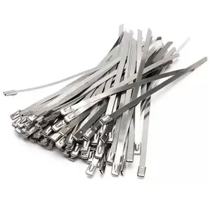 4.6*300mm stainless steel zip ties SS304/316 stainless steel cable ties raw material