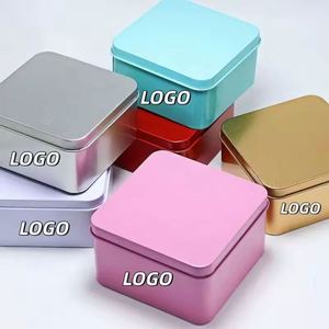 Mini Caja Metálica Cuadrada de Hojalata con Logotipo Personalizado en Relieve Jsbz19-1, Pequeño Contenedor de Embalaje para Regalos, Joyería, Relojes y Gafas - Product Image 5