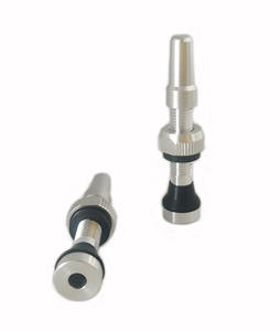 High Quality 44mm Presta <b>Valve</b> Silver Aluminum Alloy Bicycle <b>Tubeless</b> Accessories - Product Image 6