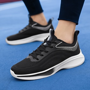Zapatillas Deportivas Casuales para Hombre, con Logotipo de Marca, de Alta Calidad, Transpirables, con Cordones, Sólidas, para Caminar, Primavera Otoño - Product Image 3