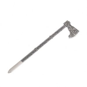 Vintage Viking Nordic Retro Celtic Knot Battle Axe Hairpin <b>Clip</b> Nordic Norwegian Style Party Women Gothic Hair Stick Hair <b>Clip</b> - Product Image 5