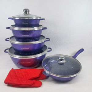 Juego de Ollas Dessini de 12 Piezas, de Aluminio Fundido con Revestimiento de Granito, Antiadherente, en Existencia - Product Image 2