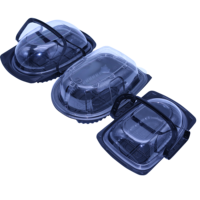 Conteneur jetable portable pour poulet rôti, en plastique de qualité alimentaire, plateau pour poulet grillé