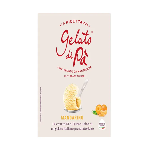 Chất lượng cao Kem Ý La ricetta Del Gelato di PA mandarino gạch 1L cho Horeca cửa hàng
