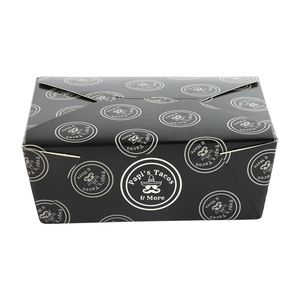<span class=keywords><strong>Caja</strong></span> para <span class=keywords><strong>Comida</strong></span> para Llevar <span class=keywords><strong>de</strong></span> Hamburguesas y Papas Fritas con Asa, Papel Kraft Impreso Ecológico para Empaque y Entrega <span class=keywords><strong>de</strong></span> <span class=keywords><strong>Comida</strong></span> Rápida - Product Image 1