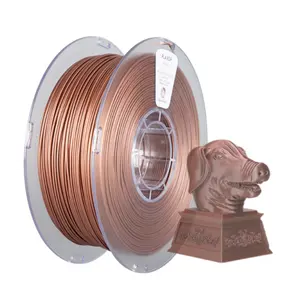 Just Produced Kexcelled Top Quality Plastic Rods 3D Printing Metal Fill Aluminum Copper Bronze Pla Filament In Stock 1.75Mm 1Kg