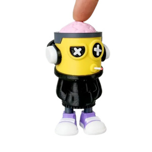 Figurine Cerveau Punk Imprimée en 3D, Jouet Anti-Stress Amusant avec Cerveau Apparent pour Soulager le Stress des Doigts, Ornement Créatif - Product Image 4