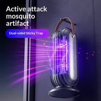 Lampe anti-moustiques électrique à détection de lumière, piège à insectes UV mural, veilleuse à faible rayonnement pour chambre et extérieur