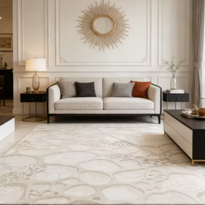 Alfombra Tejida Wilton de Diseño Personalizado, Alfombra de Polipropileno Duradera para Áreas Grandes, Decoración Moderna para Sala de Estar y Hogar - Product Image 1