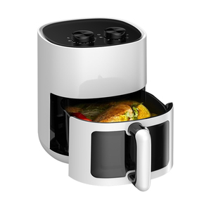 Friteuse à air sans huile facile à utiliser, capacité 4,5 L, commande par bouton, pour la maison - Product Image 5