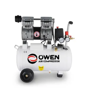 0.75 KW 8 bar Durable Using Screw Oil Free 50 Liter Tank Air Compressor Piston