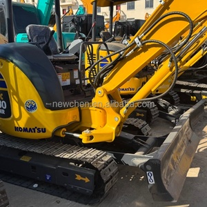 Mini-excavatrice Komatsu PC30 d'occasion, excavatrice de 3 tonnes avec composants principaux : moteur, boîte de vitesses, pompe à engrenages, roulement, PLC - Product Image 2