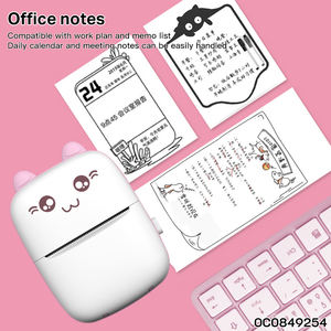 Imprimante photo numérique intelligente de poche, mini imprimante thermique portable pour téléphone portable avec 1 rouleau de papier d'impression de 4,5 m de long - Product Image 5