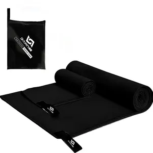Double Sided Velvet Sports Towel Customized Ultra-fine Fiber Quick Drying Towel Water Absorbing Portable Yoga Fitness Towels