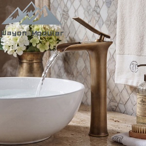 Robinet de salle de bain professionnel Wayon avec <span class=keywords><strong>bec</strong></span> cascade et profil <span class=keywords><strong>haut</strong></span> pour vasque - Product Image 4