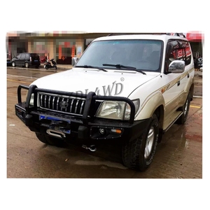 Bán buôn 4WD phía trước <span class=keywords><strong>Bumper</strong></span> Bull Bar cho TOYOTA fj90 loạt Prado 1996-2003 LC90 lc95 off-road tời bội thu - Product Image 3