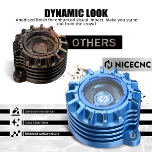 Tapa de filtro de aceite transparente para motocicleta NiceCNC para <span class=keywords><strong>Husqvarna</strong></span> Enduro <span class=keywords><strong>701</strong></span> <span class=keywords><strong>Supermoto</strong></span> 2016 2017 2018 2019 2020 2021 2022 <span class=keywords><strong>2023</strong></span> 2024 - Product Image 5