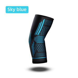 Nouveaux protège-coudes de sport avec extensibilité quadridirectionnelle, protection des coudes en nylon respirant tricoté à compression pour le basketball et le <span class=keywords><strong>badminton</strong></span> - Product Image 5