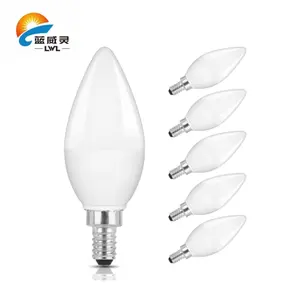 Free Sample Led Lights Supplier GU10 E14 E27 B22 Led candle bulb