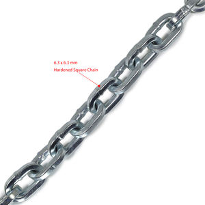 Jinjian Serrure à chaîne bleue Serrure de porte à chaîne <span class=keywords><strong>antivol</strong></span> pour vélo Couverture en nylon Logo personnalisé Serrure de porte à chaîne de sécurité Certificat <span class=keywords><strong>ART</strong></span> 1 - Product Image 2