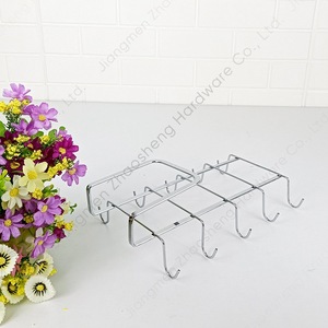 ที่แขวนแก้วชอโช 6 ตะขอ สแตนเลส ที่แขวนแก้วน้ำ ที่เก็บของในครัว - Product Image 3