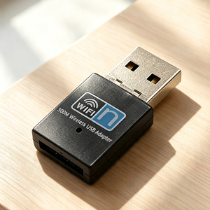 Adaptador de Red Inalámbrico Portátil USB Mini8192 de 300Mbps con Antena de 2dBi para Laptop y Computadora de Escritorio - En Stock - Product Image 4