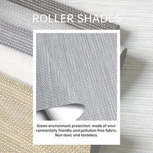 SAMADHI Modern Plain Blackout Roller <b>Shades</b> for <b>Windows</b> Soft Fabric Light Blocking Bedroom Kitchen Bathroom - Product Image 2