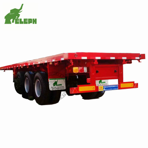 Truck <strong>Trailer</strong> 40 Feet Flatbed Truck Platform <strong>Floor</strong> 40ft Container <strong>Trailer</strong> Flatbed <strong>Trailer</strong> - Product Image 3