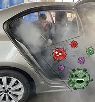 Équipement de lavage de voitures à vapeur haute efficacité certifié CE pour les centres de beauté et de detailing de voitures de luxe
