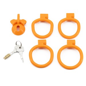 <span class=keywords><strong>Mini</strong></span> cadenas de chasteté pour hommes Verrouillage de chasteté pseudo-féminin positif et négatif Rose Respirant CD de chasteté pour hommes cachant le bas - Product Image 4
