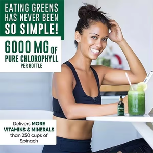 건강 비건 액체 엽록소 보충 엽록소 액체 방울 - Product Image 4