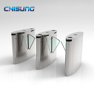 Mới nhất doanh nghiệp kiểm soát truy cập Flap rào cản turnstile cổng tiếng ồn thấp DC động cơ RFID thẻ truy cập thời trang Glass cổng cho - Product Image 6