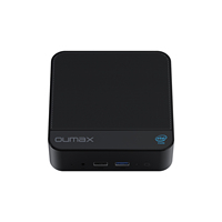Nuevo Mini PC Oumax N150, Doble Puerto Gigabit Ethernet, Sin Ventilador, DDR4, 4K, Pantalla Dual, LAN 2.5G, Windows 11, Computadora para Juegos