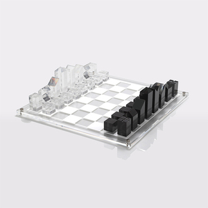 Set Scacchi Magnetico Da Viaggio - Oro E Bianco - Scacchiera Pieghevole In ABS Con Pezzi Magnetici E Supporto Antirumore