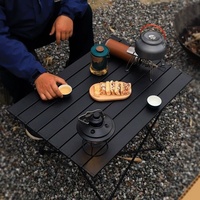 Table pliante moderne pour l'extérieur, portable, légère, pour le camping, le pique-nique, ensemble de meubles d'extérieur