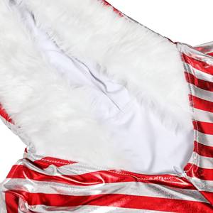 MS High Quality Adult Costume <b>Woman</b> Sexy <b>Santa</b> Claus <b>Outfit</b> Warm Christmas Clothes Xmas Dress With Hat - Product Image 2
