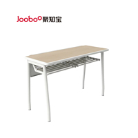 Meubles d'école primaire, table et chaise d'étude pour enfant, bureau d'école en bois, table et chaises vertes à double siège, bureau d'école primaire