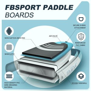 Stock USA Vente en gros : Planche de SUP gonflable pour adultes, Planche de paddle, Planche de stand up paddle surf, Grande planche de SUP gonflable - Product Image 4
