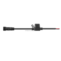 Porte-fusible automobile M15 le plus populaire 10A mâle/femelle cuivre PVC 2 noyaux IP65 300V fil de bloc de boîte en ligne étanche