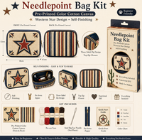 Kit de sac pochette à broder soi-même pour parapluie de plage, en toile de coton imprimée, avec fermeture éclair sur trois côtés, pour adulte