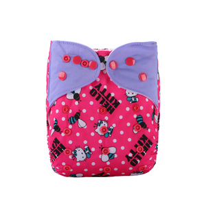 Babyshow – Couches lavables réutilisables pour bébés de 1 à 3 ans, en microfibre, imperméables, pour la <span class=keywords><strong>nuit</strong></span>, douces, respirantes, lavables, avec protection 3D anti-fuites - Product Image 4