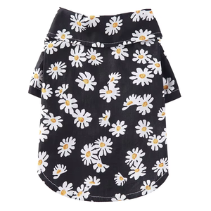 Hawaii Style Beach Print Dog T-Shirt Spring Summer Small to Medium Sized Pets Pet <strong>Clothes</strong> - Product Image 1