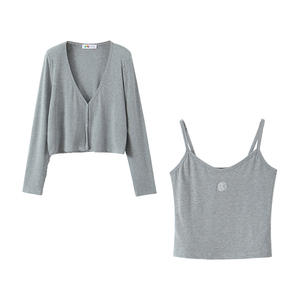 Cárdigan de Punto para Mujer Runqi, Negro, Manga Larga, Asimétrico, Color Sólido, Talla Grande, Top Otoñal para Mujeres Curvilíneas - Product Image 4