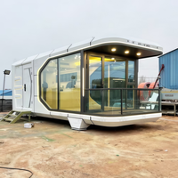 Cabines modulaires portables sur mesure de 20 et 40 pieds, fabriquées en Chine, pour hôtels