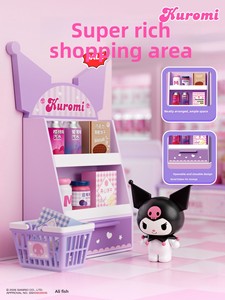 Giocattolo in Vetro Giapponese Kuromi per Bambine 7-12 Anni, Modello in Miniatura di Negozio con Animali per Giochi di Ruolo - Product Image 3