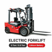 Transpalette électrique compacte 3,5 tonnes (3500 kg) à batterie Li-ion, roues motrices en PU, pour manutention en usine, directement de Chine