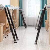Échelle pliante en aluminium 5-7 marches, portable, pour lit mezzanine et escalier de grenier, idéale pour dortoir et maison – Vente en gros, fabriquée en Chine