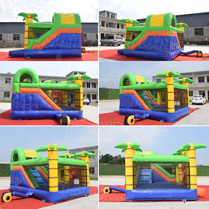Tiger Animal Jungle Inflatable Bouncer/Nhà Bị Trả Lại Với Slide Combo - Product Image 5