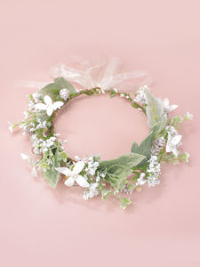 Couronne fabriquée en Chine pour bouquets <span class=keywords><strong>de</strong></span> fleurs diadèmes guirlande <span class=keywords><strong>de</strong></span> fleurs artificielles pour la décoration - Product Image 6