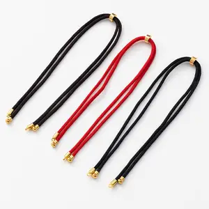 Großhandel Hochwertige verstellbare Länge Seils chnüre Schnüre für Halskette und Schmuck herstellung